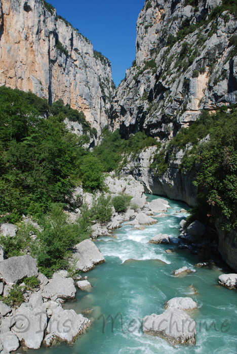 photo du sentier de l'Imbut, gorges du Verdon