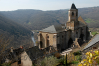 photo de l'église St Jean, Najac