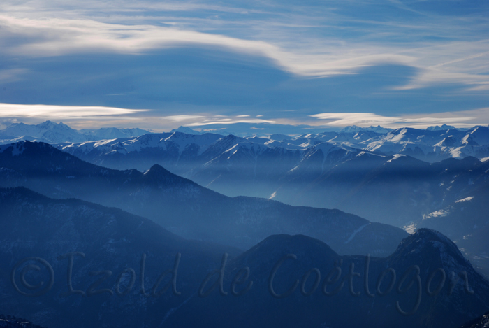 photo des pyrénées, vue de l'Escalette