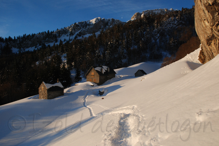 photo des pyrénées, refuge de larreix