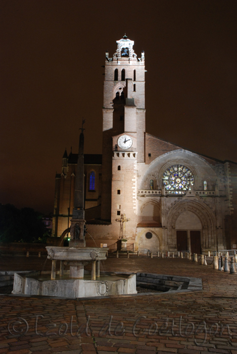 photo de la cathédrale St-Etienne, Toulouse