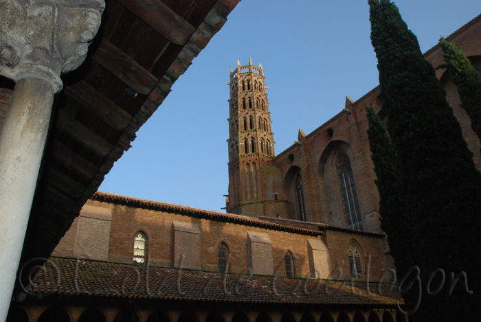 photo du cloître des Jacobins, Toulouse