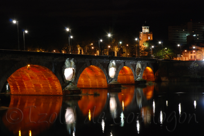 photo du pont Neuf et du Château d'Eau, Toulouse